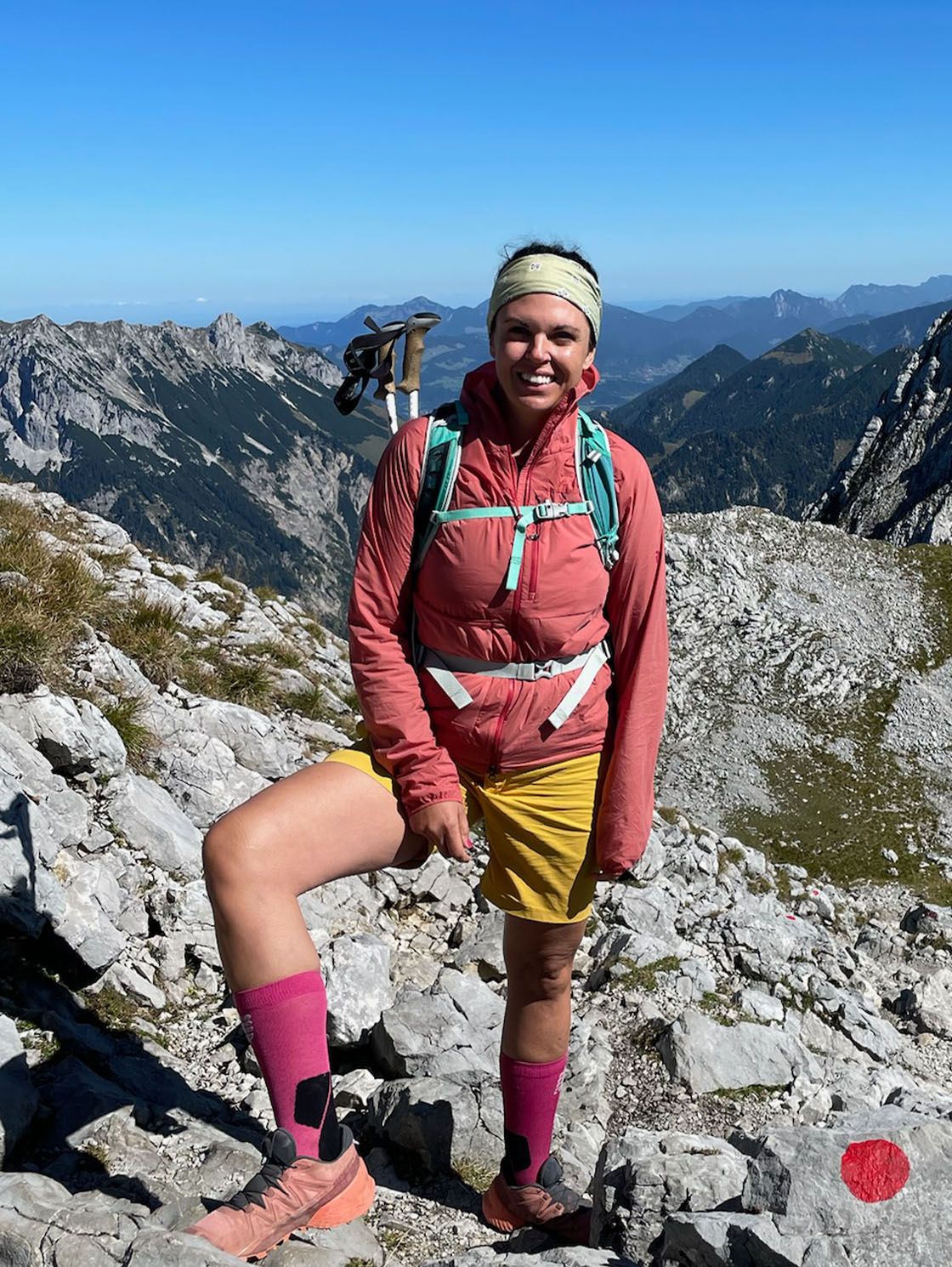 Dr. Petra Sophie Volz auf dem Berg