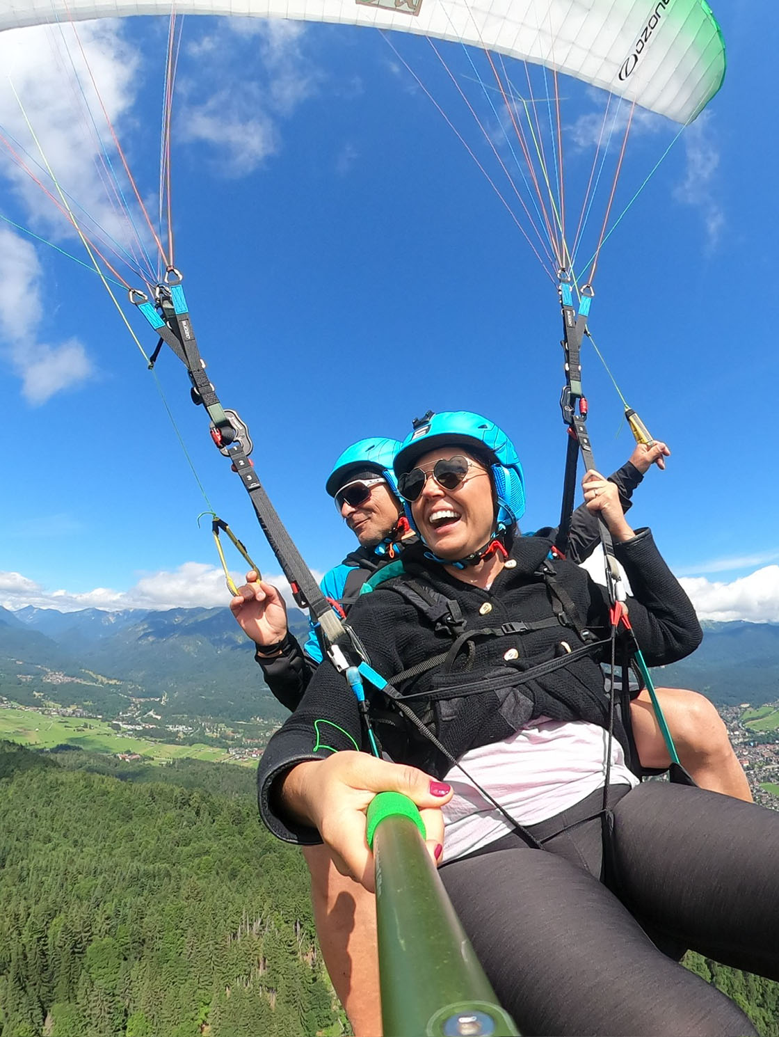 Dr. Petra Sophie Volz in luftiger Höhe